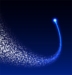 Shooting star vector image