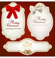 Christmas Labels tags set vector image