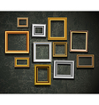 Photo picture frames vintage vector image