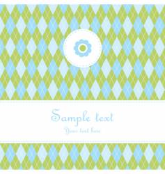 Greeting card vector image