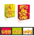 Music cd cover box design template vector image