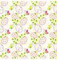 Colorful Easter holiday seamless pattern backgroun vector image