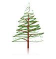 Christmas tree vector image