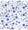 Seamless floral background vector image