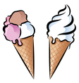 Ice cream vector image