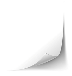 Page Paper Corner Curl vector image