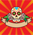 Sugar skull vector image
