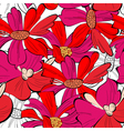 Colorful floral background vector image