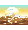 Landscape vector image