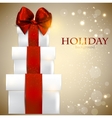 Elegant Christmas gifts background vector image