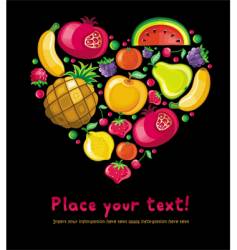 Fruit vector image