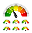 Energy efficiency rating vector image