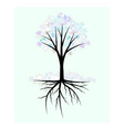 Winter tree vector image