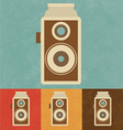 Retro Camera Icon vector image