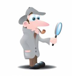 Private eye vector image
