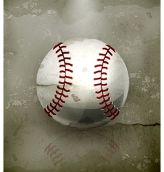 Baseball old-style vector image