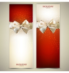 Elegant greeting cards vector image