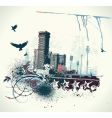 Urban background vector image