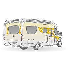 Recreational Vehicle vector image