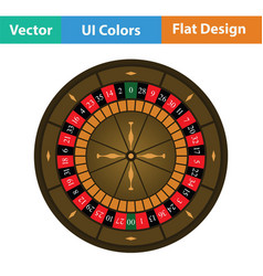 American roulette wheel Royalty Free Vector Image