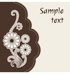 Decorative cover vector image