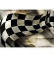 Background Horizontal Checkered old-style vector image