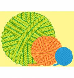 Knitting vector image