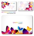 Modern business-card set vector image