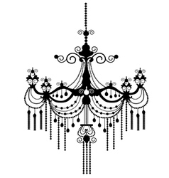 Chandelier vector image