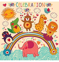 Animal Party vector image