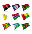 Set of world flags 11 vector image