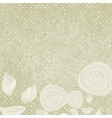 Vintage Rose Background vector image