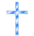 Christian cross vector image
