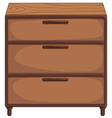 Drawers vector image