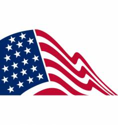 American flag American flag vector image