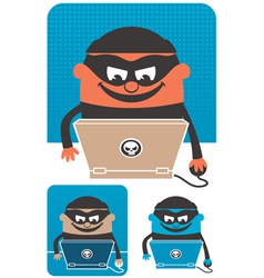 Computer Crime vector image