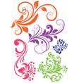 Swirl pattern vector image