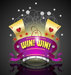 Gamble logo amblem vector image