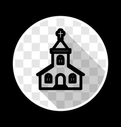 Church icon vector image