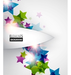Abstract geometric background vector image