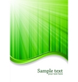 Vector green background vector image