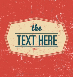 Vintage label set vector image