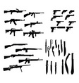 Weapons vector image