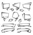 Speech bubbles collection vector image