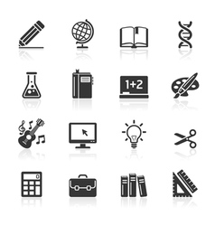 Education Icons vector image
