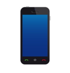 Touchscreen phone vector image