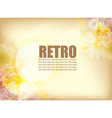 Vintage watercolor background vector image