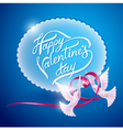 Background on Valentines Day vector image