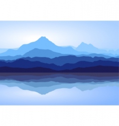 Mountains vector image