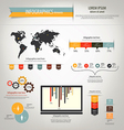 Retro infographics vector image